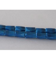Magnetic Hematite Beads 8mm ~ Blue