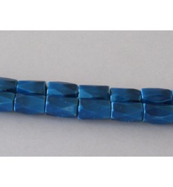 Magnetic Hematite Beads 8mm ~ Blue