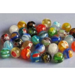 Millefiori Round Beads 6mm