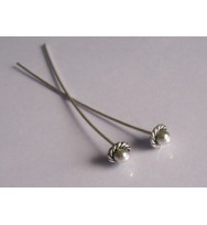 Tibetan Smooth Hat Headpins 53mm