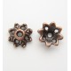 Dotted Flower 8mm Beadcaps