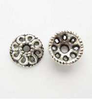 Circular Flower 10mm Beadcaps