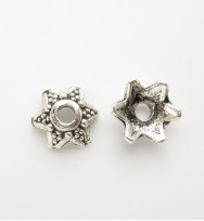 Star Beadcaps 7mm