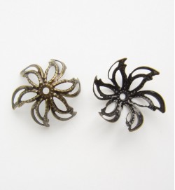 Filigree 18mm Large Flower Beadcap