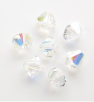 Swarovski Bicone 6mm ~ Crystal AB