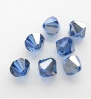 Swarovski Bicone 6mm ~ Sapphire Satin