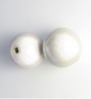 Miracle Beads 14mm ~ Ice White
