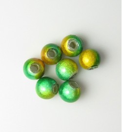 Miracle Beads 4mm ~ Green Yellow