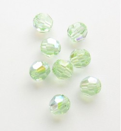 Swarovski Rounds 4mm ~ Chrysolite AB