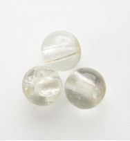 Crackle Glass Beads 6mm ~ Clear