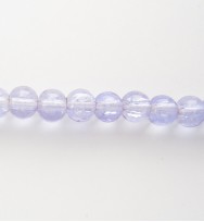 Crackle Glass Beads 4mm ~ Light Purple