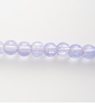 Crackle Glass Beads 4mm ~ Light Purple