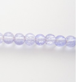 Crackle Glass Beads 4mm ~ Light Purple