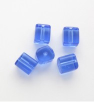 Glass Cubes 4mm ~ Blue