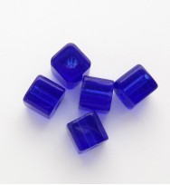 Glass Cubes 4mm ~ Dark Blue