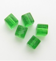 Glass Cubes 4mm ~ Dark Green