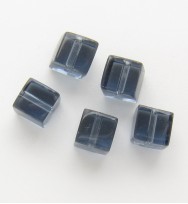 Glass Cubes 4mm ~ Montana Blue