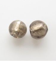 Silver Foil 10mm Rounds ~ Grey