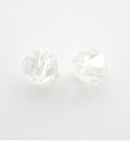 Faceted Helix 7mm Crystal Beads ~ Crystal