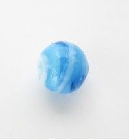 Lampwork 12mm Round Beads ~ Blue
