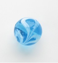 Lampwork 14mm Rounds ~ Blue