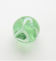 Lampwork 14mm Rounds ~ Green
