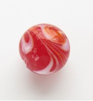Lampwork 14mm Rounds ~ Red
