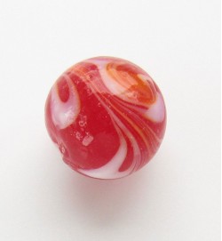Lampwork 14mm Rounds ~ Red