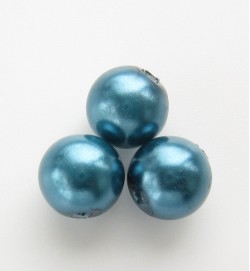 Glass Pearls 8mm ~ Blue