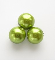Glass Pearls 8mm ~ Green