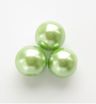 Glass Pearls 8mm ~ Light Green