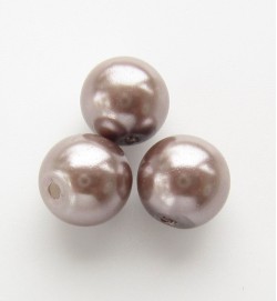 Glass Pearls 8mm ~ Mink