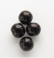 Glass Pearls 6mm ~ Black