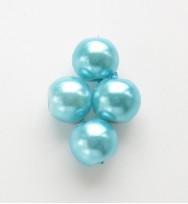 Glass Pearls 6mm ~ Blue