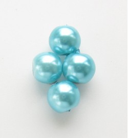 Glass Pearls 6mm ~ Blue