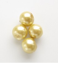 Glass Pearls 6mm ~ Ivory