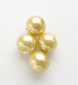Glass Pearls 6mm ~ Ivory
