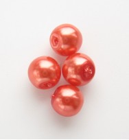 Glass Pearls 6mm ~ Peach