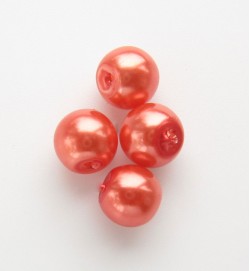 Glass Pearls 6mm ~ Peach