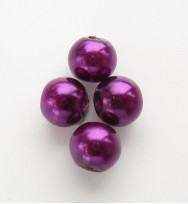 Glass Pearls 6mm ~ Purple