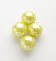 Glass Pearls 6mm ~ Yellow