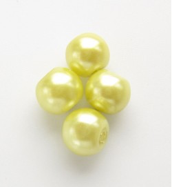 Glass Pearls 6mm ~ Yellow