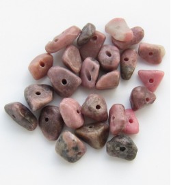 Gemstone Chips ~ Rhodonite