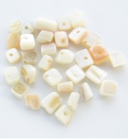 Gemstone Chips ~ White Shell