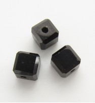 Glass Cubes 6mm ~ Black