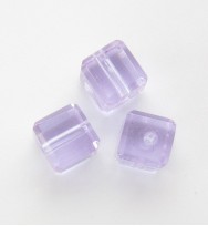 Glass Cubes 6mm ~ Light Purple
