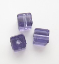 Glass Cubes 6mm ~ Purple