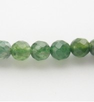 Moss Agate Faceted 6mm Rounds