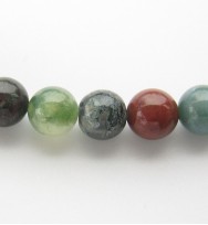 Indian Agate 10mm Smooth Rounds