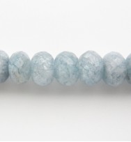 Aquamarine 12x8mm Abacus Beads
